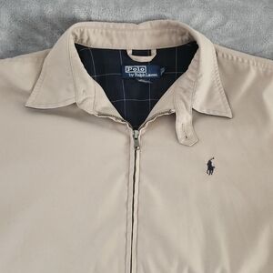 Polo Ralph Lauren Harrington Bi-Swing Windbreaker Jacket, Color: Khaki (Size M)